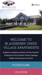 Mobile Screenshot of blackberrycreekvillage.com